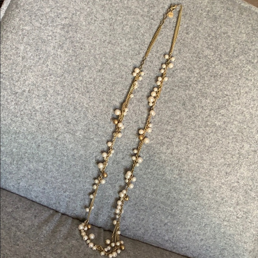 Pearls & gold necklace